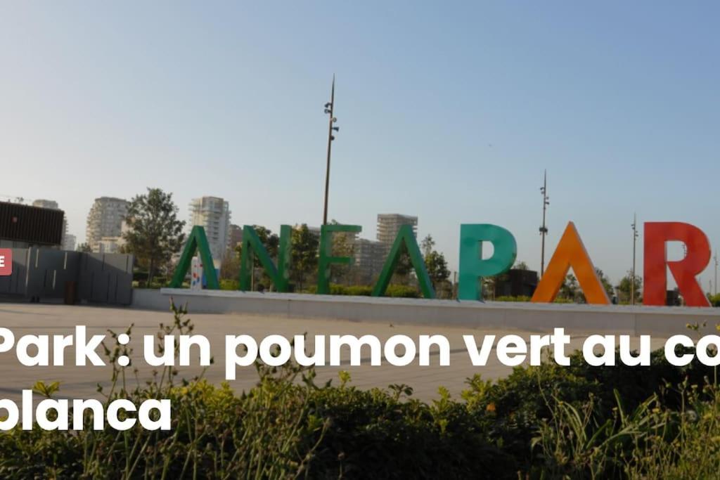 A 2 Minutes De Casa Finance City, Appartement Avec 2 Chambres Casablanca Kültér fotó